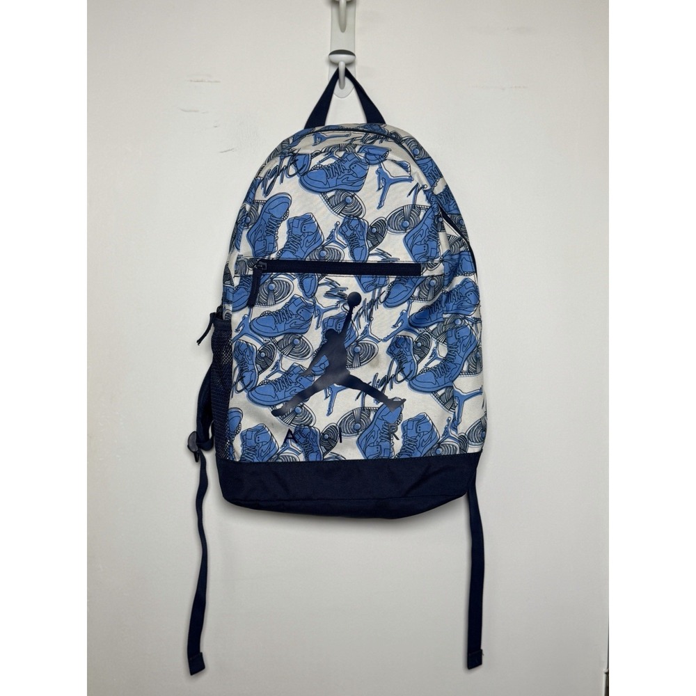 Jordan Jumpman Backpack Blue Sneaker School Book Bag